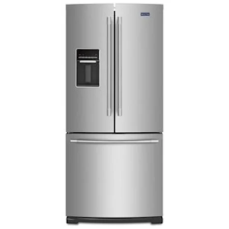 30-Inch Wide French Door Refrigerator with Exterior Water Dispenser- 20 Cu. Ft.